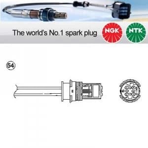 Image of NGK NTK Oxygen O2 Lambda Sensor OZA600-BM2 OZA600BM2 (1845)