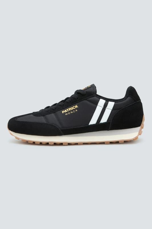 Image of Patrick Mens Monza Runner in Black Size: 9 Black Male 9