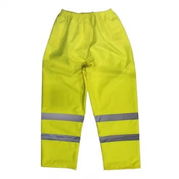Image of Hi-vis Yellow Waterproof Trousers - X-Large