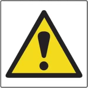 Image of Spectrum Industrial Exclamation Point Safety Sticker (250 Pack) - 50 x 50mm