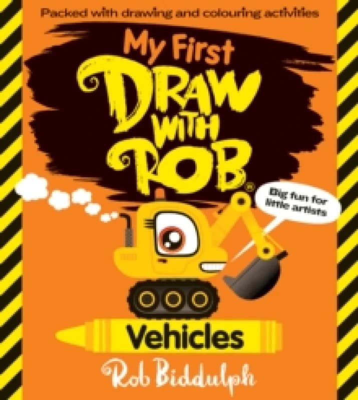 Image of My First Draw With Rob: Vehicles Paperback / softback