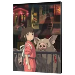 Image of Spirited Away Wooden Wall Art Chihiro 35 x 50 cm