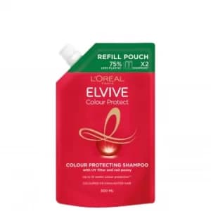 Image of LOreal Paris Elvive Colour Protect Shampoo Refill Pouch 500ml
