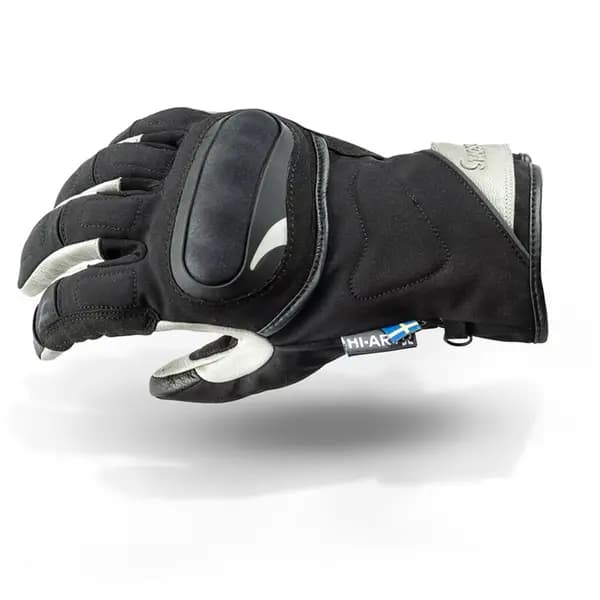 Image of Halvarssons Oleby Black Grey Gloves Size 9