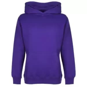 Image of FDM Kids/Childrens Unisex Hooded Sweatshirt / Hoodie (300 GSM) (9-10 years) (Heather Grey)