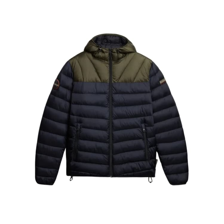 Image of Hooded sleeveless jacket Napapijri Aerons Cb Noir Male M