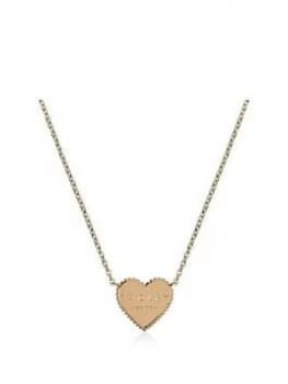 Image of Radley Gold Plated Sterling Silver Heart Pendant Ladies Necklace