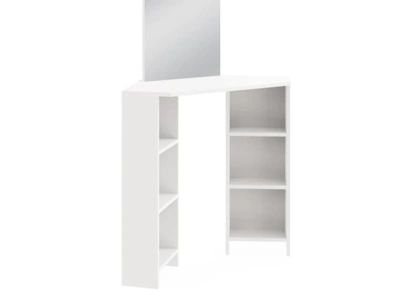 Image of GFW Frances Corner Dressing Table White White