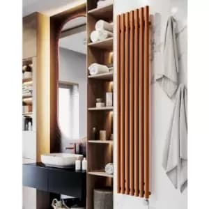 Image of Rolo Room e Vertical Single Panel Electric Radiator Copper 1800 x 370mm - Copper - Terma