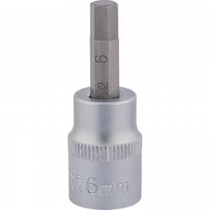 Image of Draper Expert 3/8" Drive Hexagon Socket Bit Metric 3/8" 6mm