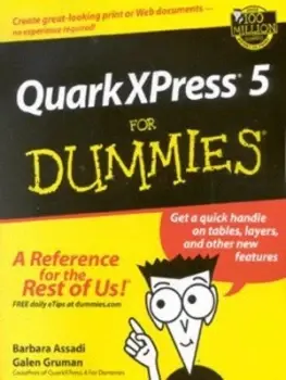 Image of Quarkxpress 5 for Dummies by Barbara Assadi Book