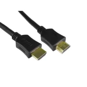 Image of Cables Direct 0.5m HDMI 1.4 High Speed with Ethernet Cable in Black