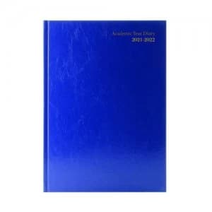 Image of Academic Diary Week To View A5 Blue 2021-22 KF3A5ABU21