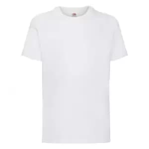 Image of Fruit Of The Loom Childrens/Kids Unisex Valueweight Short Sleeve T-Shirt (3-4) (White)