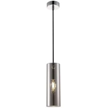 Image of Maytoni Lighting - Maytoni Modern - Gioia Modern Gioia Chrome Pendant Ceiling Light Glass Shade