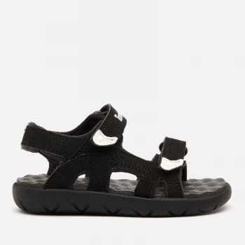 Image of Timberland Toddlers Perkins Row 2-Strap Sandals - Black - UK 8.5 Toddler