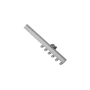 Image of Fineline Curtain Track Set, Satin Silver, 400 Cm - Speedy
