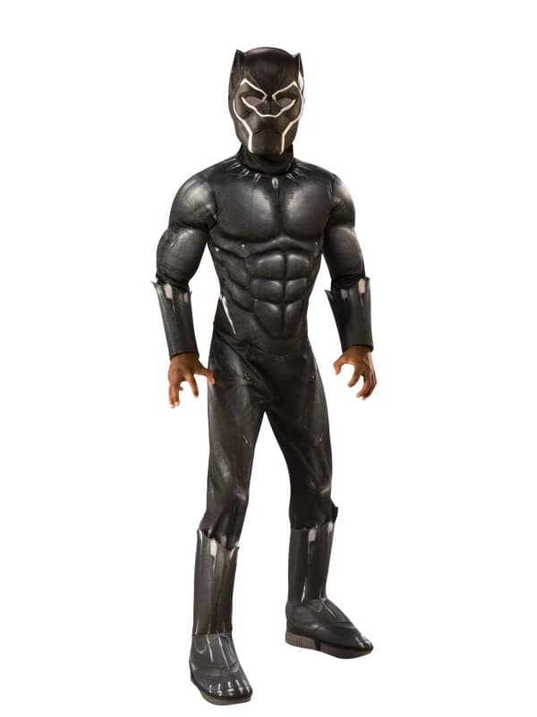 Image of Rubies Deluxe Black Panther Costume From Marvel Endgame Multi unisex
