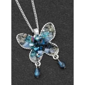 Image of Boho Chic Silver Plated Butterfly Necklace