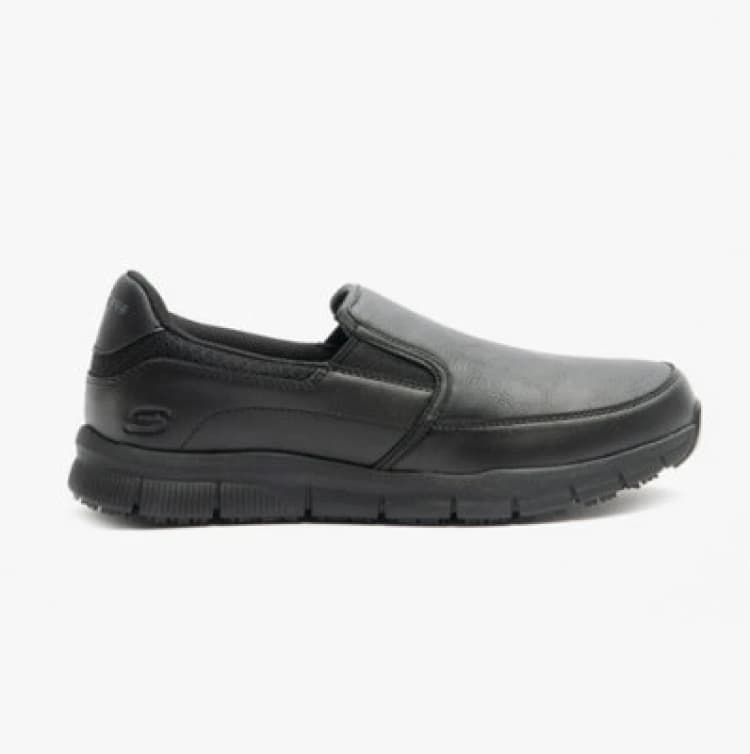 Image of Skechers Relaxed Fit - Nampa Groton Mens Slip On Shoes Black
