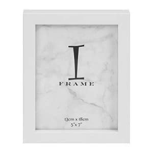Image of 5" x 7" - iFrame White Plastic Photo Frame