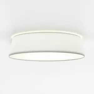 Image of Astro Fife Cylindrical 53cm Ceiling Light, White Fabric