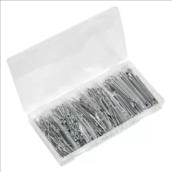 Image of Sealey AB001SP Split Pin 555pc Small Sizes Imperial & Metric