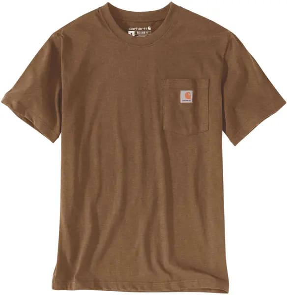 Image of Carhartt Workwear Pocket T-Shirt, brown, Size XL