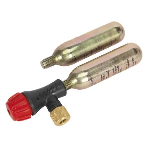 Image of Sealey MS087 Motorcycle CO2 Emergency Tyre Inflator Kit