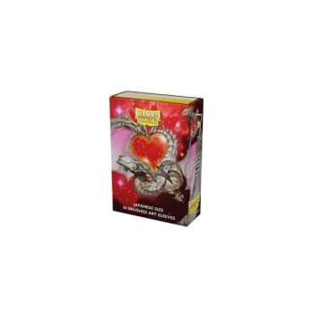 Image of Dragon Shield Valentine Dragons 2022 Brushed ART Sleeves - Japanese Size - 60 Sleeves