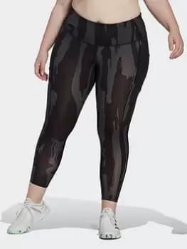 Image of Adidas X Thebe Magugu Tennis New York 7/8 Tights (Plus Size)