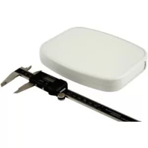 Image of Hammond Electronics 1599TABMGY 1599TABMGY Universal enclosure 170 x 135 x 27 Acrylonitrile butadiene styrene Grey
