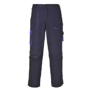 Image of Portwest Mens Texo Contrast Workwear Trousers (L/R) (Navy)