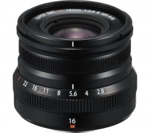 Image of XF 16mm f/2.8 R WR Wide-angle Prime Lens Black