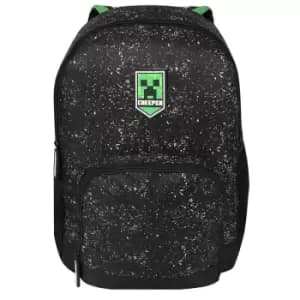 Image of Minecraft - Childrens/Kids Galaxy Creeper Backpack (One Size) (Black) - Black
