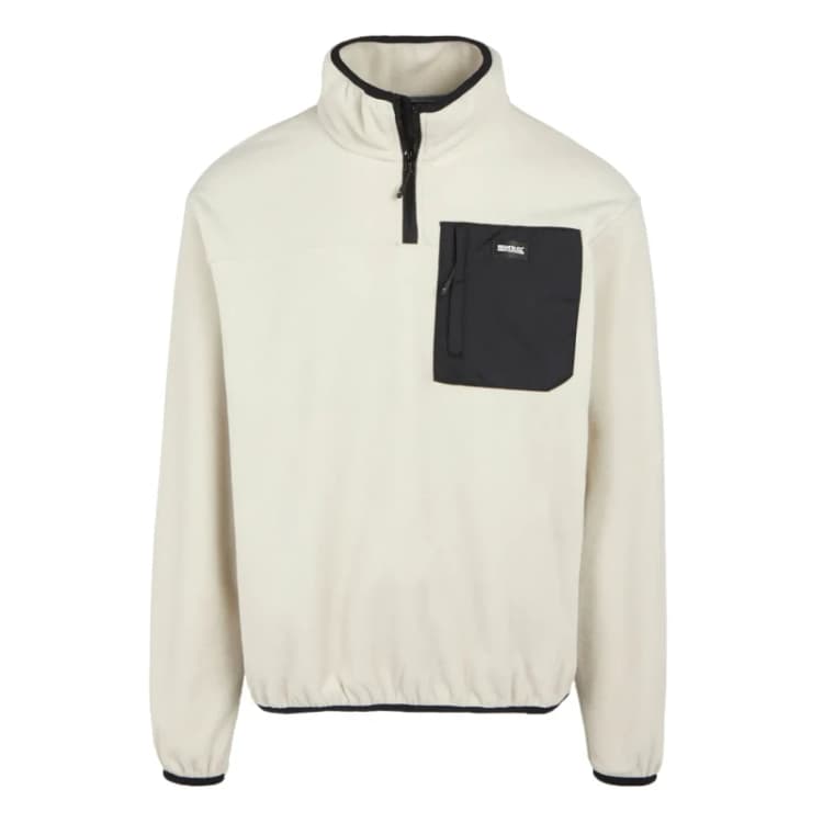 Image of Regatta Regatta Men 'Frankie' Half Zip Fleece in Ecru Size: 3X-Large Ecru XXXL Male 5063019780412