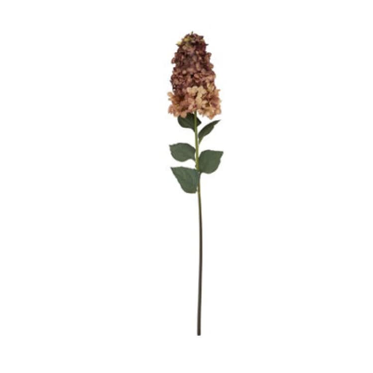Image of Hill Interiors Spear Hydrangea Artificial Flower Burgundy (One Size)