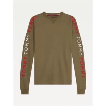 Image of Tommy Bodywear Tommy Hilfiger Track Top - Army Green RBN