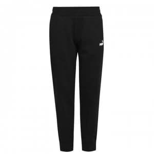 Image of Puma No1 Logo Jogging Bottoms - Black/White