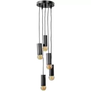 Image of Minisun - Black 5 Way Ceiling Light Fitting