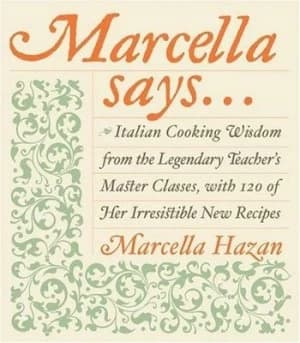 Image of Marcella Says by Marcella Hazan Hardback