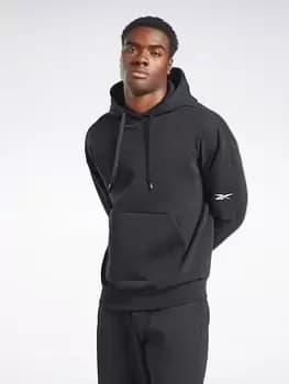 Image of Reebok Dreamblend Cotton Hoodie, Black Size M Men