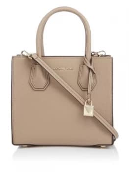 Image of Michael Kors Mercer medium messenger bag Dark Brown