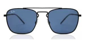 Image of Ray-Ban Square Sunglasses - Black/Blue, Women