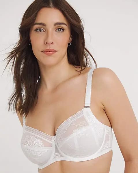 Image of Fantasie Fantasie Fusion Lace Full Cup Bra White White Female 32D LO43610