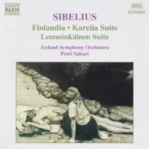 Image of FINLANDIA - KARELIA SUITE - LEMMINKAINEN SUITE by Jean Sibelius CD Album