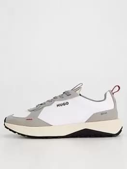 Image of HUGO Kane_runn Trainer - White, Size 41, Men
