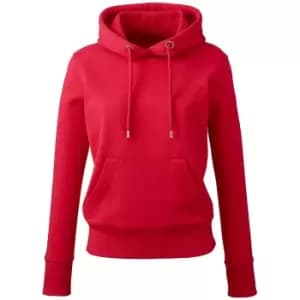 Image of Anthem Womens/Ladies Organic Hoodie (XXL) (Red)