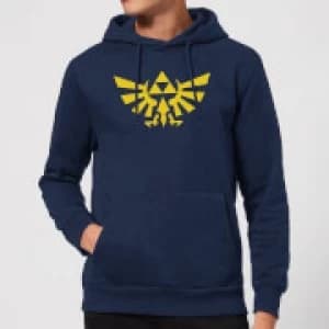 Image of Nintendo Legend Of Zelda Hyrule Hoodie - Navy - XXL