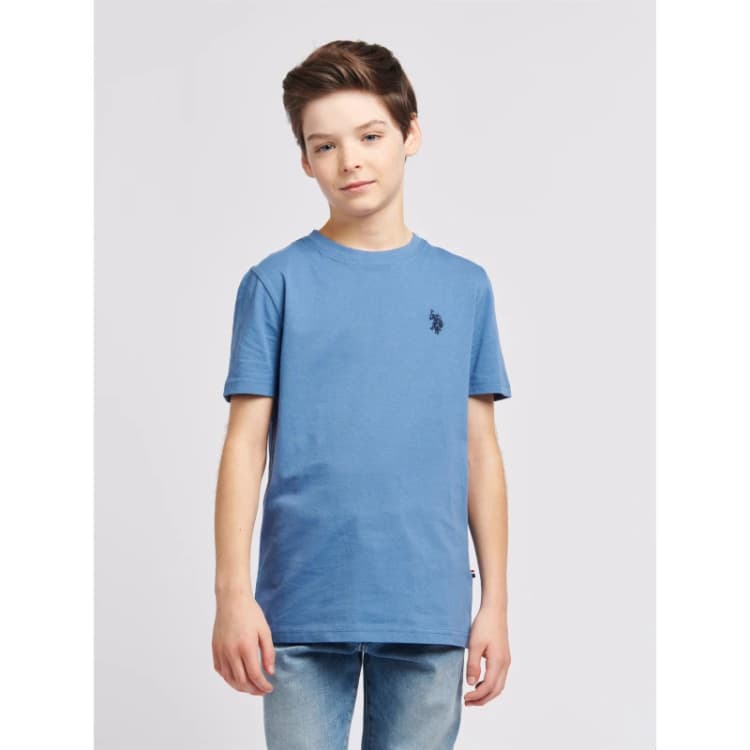 Image of U.S. POLO ASSN. Double Horsemen T-Shirt Blue